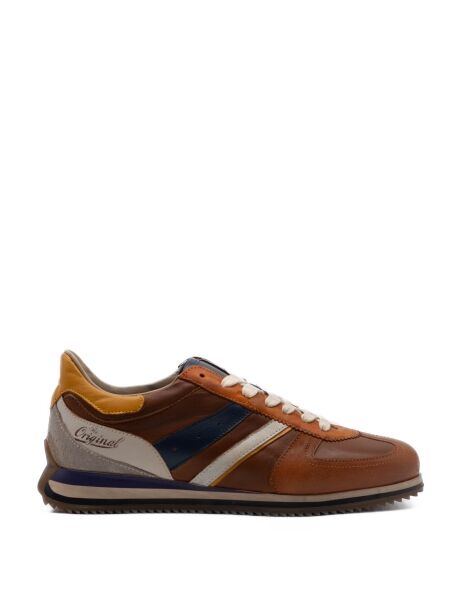 Kamo gutsu Heren sneakers bruin combi