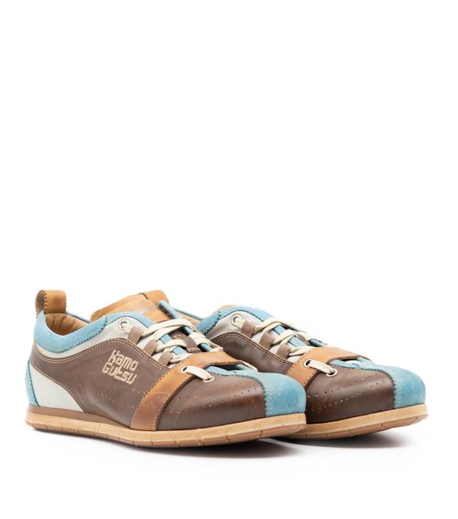 Kamo Gutsu Heren Sneakers in Bruin Combinatie online kopen 