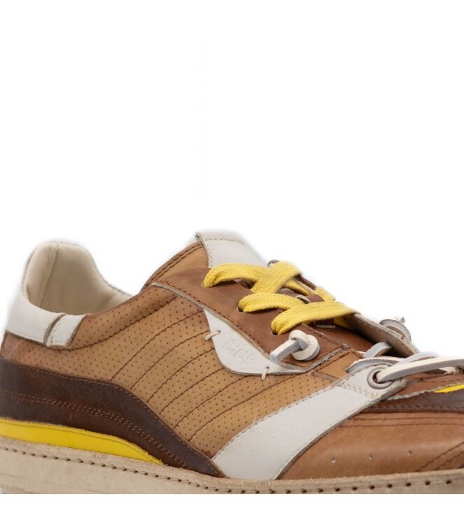 Kamo Gutsu Heren Sneakers in Bruin Combinatie online kopen 