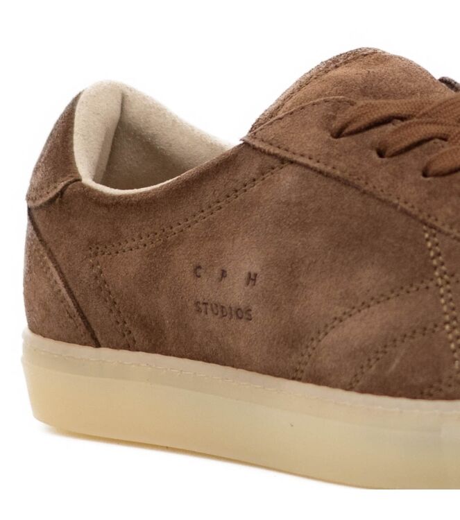 Copenhagen Studios Copenhagen Studios heren sneakers rubberzool bruin Suede New Mokka Copenhagen Studios Heren Sneakers Rubberzool Bruin