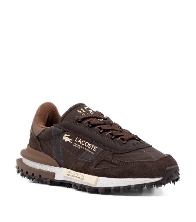 lacoste  Heren Sneakers Rubberzolen Bruin 