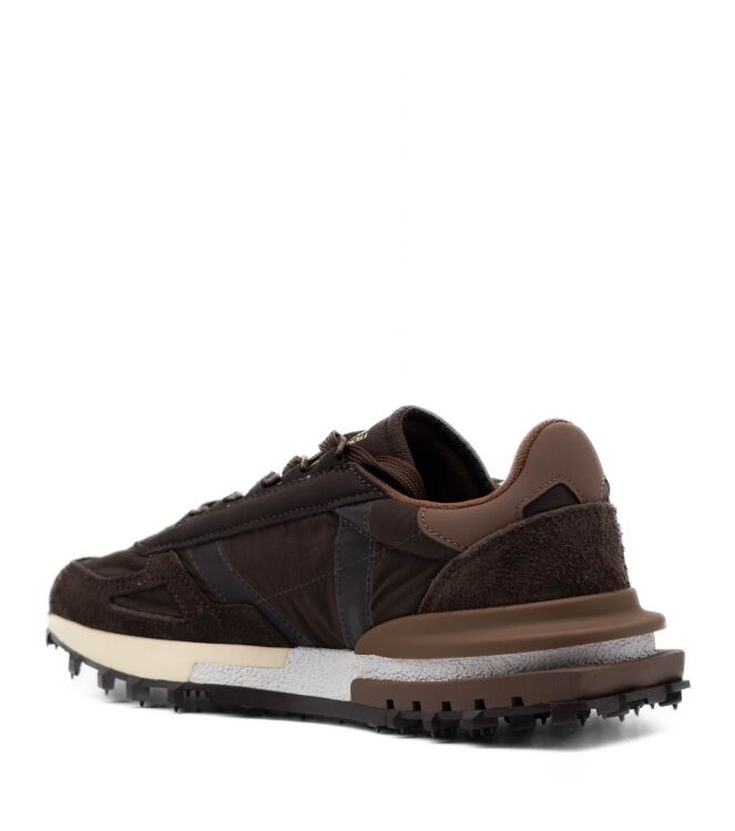 lacoste  Heren Sneakers Rubberzolen Bruin 