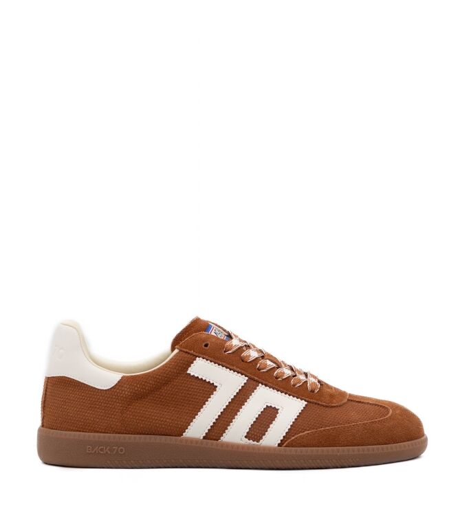 Back70  Heren Sneakers Rubberzolen Bruin 