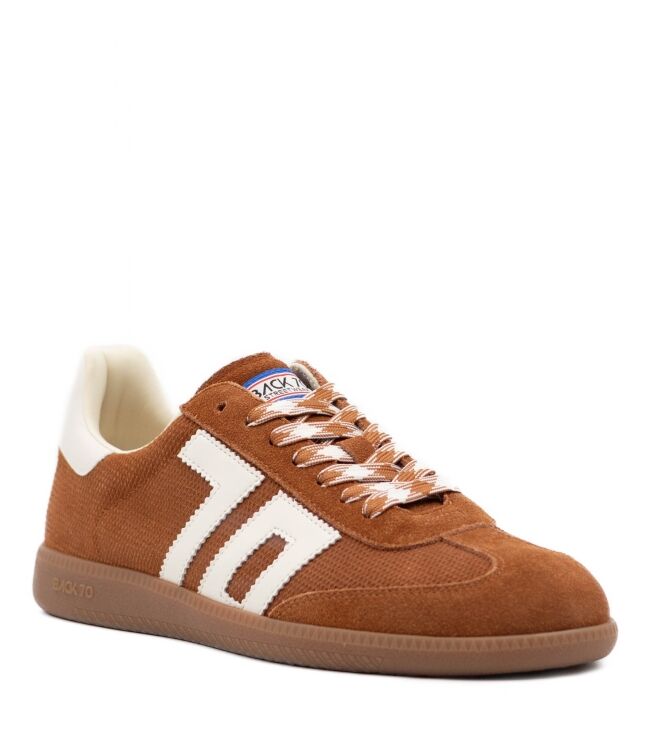 Back70  Heren Sneakers Rubberzolen Bruin 