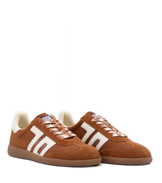 Back70  Heren Sneakers Rubberzolen Bruin 