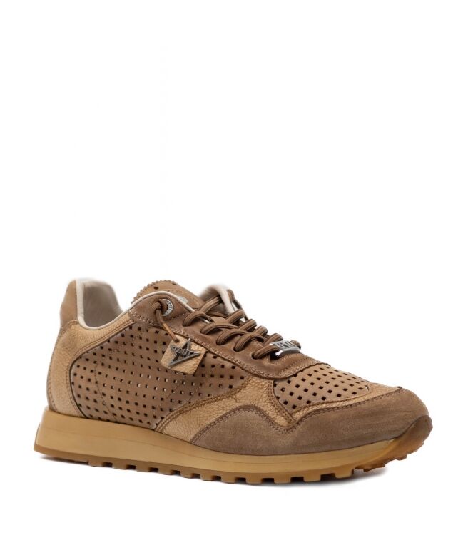 Cetti Cetti heren snealers rubberezolen brui Used Tin Cuero Cetti Heren Sneakers in Bruin online kopen