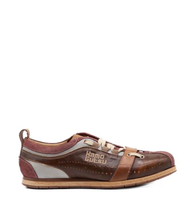 Kamo Gutsu Heren Sneakers in Bruin Combi online kopen 