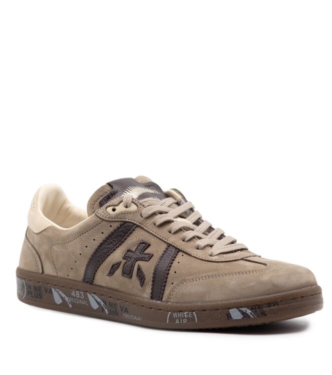 Premiata Premiata heren sneakers bruin Var8593 Premiata Heren Sneakers in Bruin online kopen