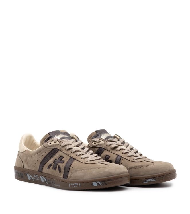 Premiata Premiata heren sneakers bruin Var8593 Premiata Heren Sneakers in Bruin online kopen
