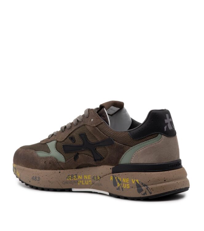 Premiata Premiata heren sneakers bruin Var8436 Premiata Heren Sneakers in Bruin online kopen