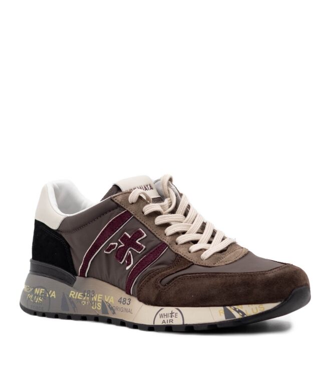 Premiata Premiata heren sneakers bruin Var8657 Premiata Heren Sneakers in Bruin online kopen