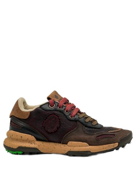 Satorisan Heren sneakers bruin rood