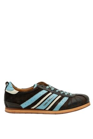 Kamo Gutsu heren sneakers bruin blauw