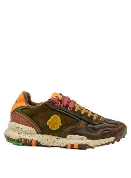 Satorisan Heren sneakers bruin combi