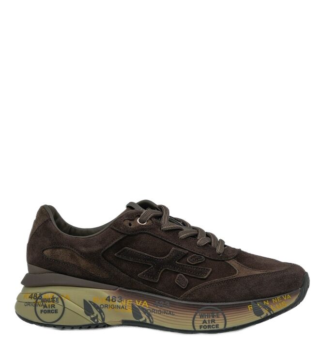 Premiata Premiata heren sneakers bruin Var8636 Premiata heren sneakers bruin 62 bruin suede/nubuck Direct leverbaar uit de webshop van www.taft.nl/