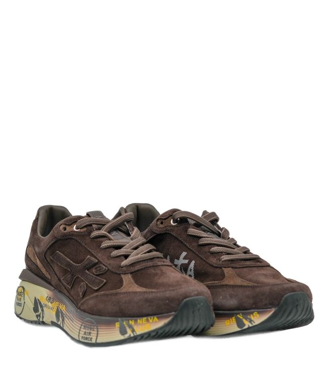 Premiata Premiata heren sneakers bruin Var8636 Premiata heren sneakers bruin 62 bruin suede/nubuck Direct leverbaar uit de webshop van www.taft.nl/