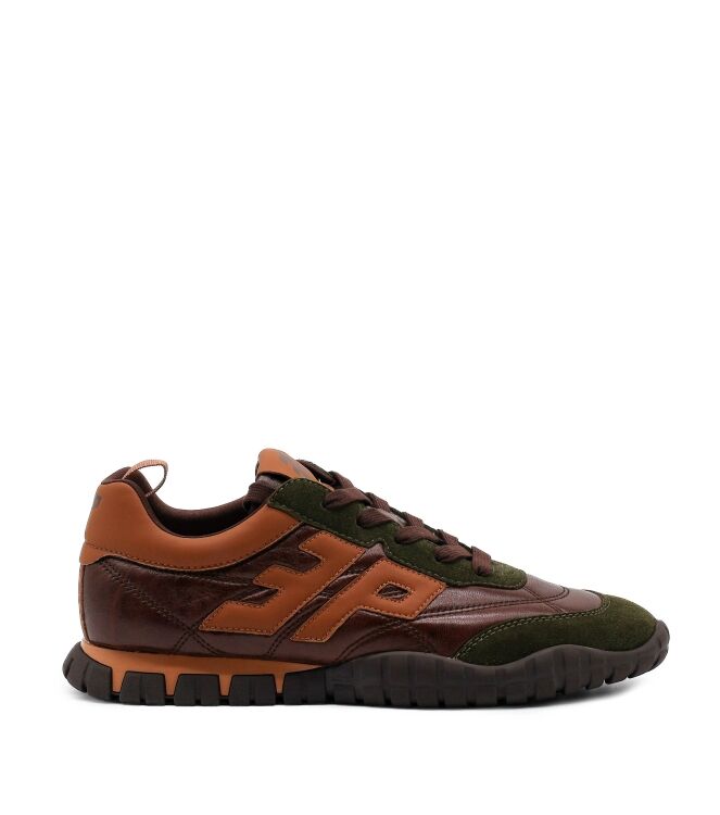 3P Heren Sneakers in Bruin Combi online kopen 
