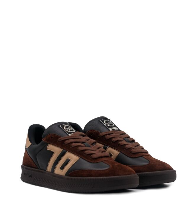 Back 70 Heren Sneakers in Zwart/Bruin online kopen 
