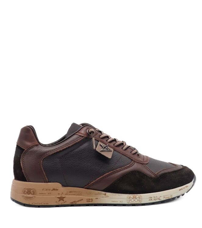 Cetti Cetti heren sneakers bruin Ante Napa Coffee Cetti Heren Sneakers in Bruin online kopen