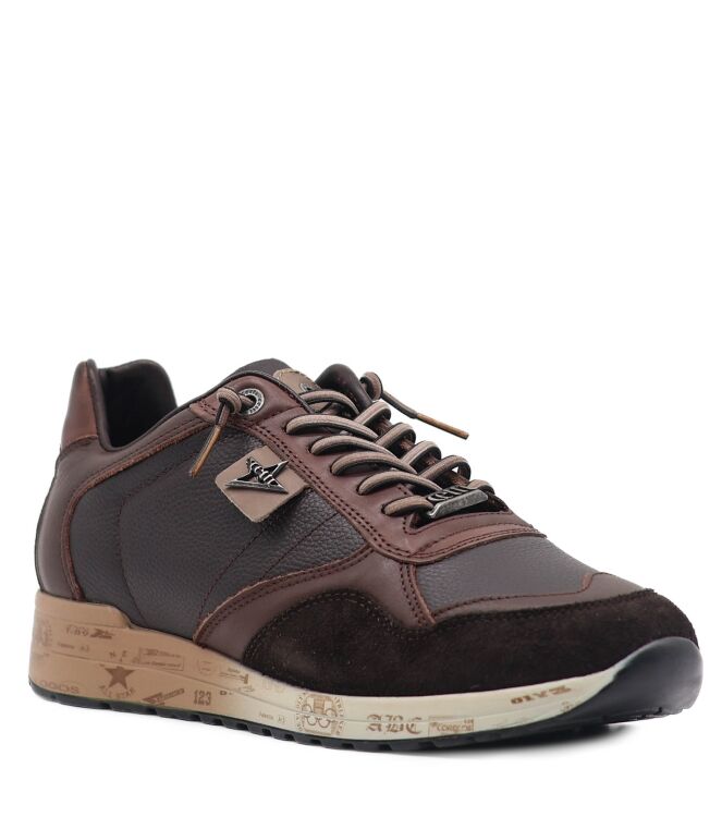 Cetti Cetti heren sneakers bruin Ante Napa Coffee Cetti Heren Sneakers in Bruin online kopen
