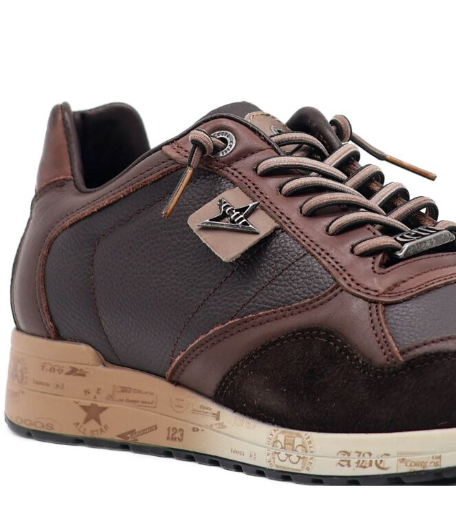 Cetti Cetti heren sneakers bruin Ante Napa Coffee Cetti Heren Sneakers in Bruin online kopen