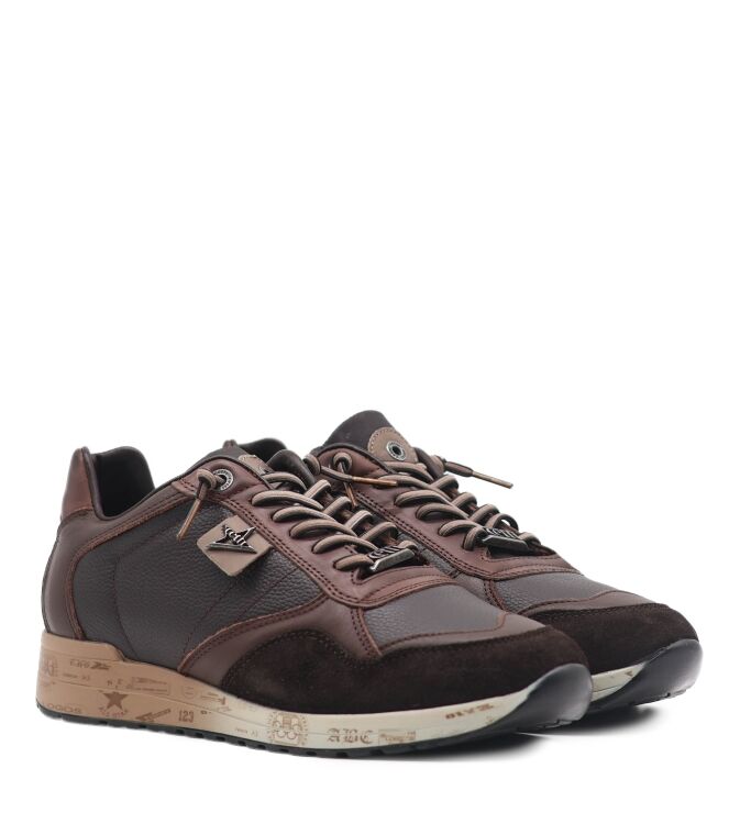 Cetti Cetti heren sneakers bruin Ante Napa Coffee Cetti Heren Sneakers in Bruin online kopen