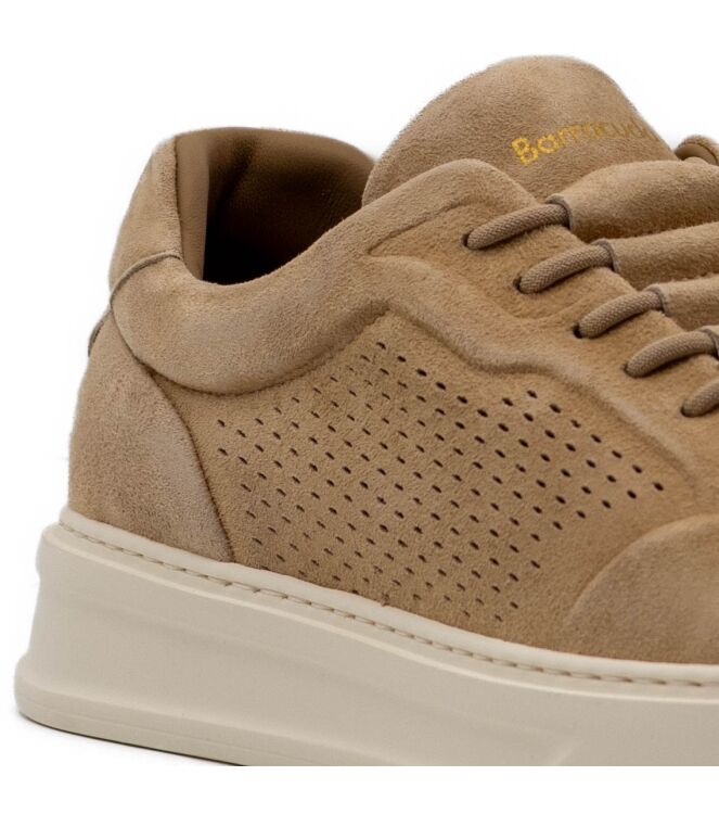 barracuda barracuda heren sneaker rubberzool naturel V2754 Tabacco Suede barracuda Heren Sneaker Rubberzool Naturel