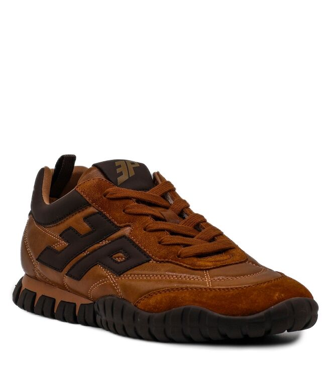 3P 3P heren sneakers cognac Vegetal Tan 3P Heren Sneakers in Naturel online kopen