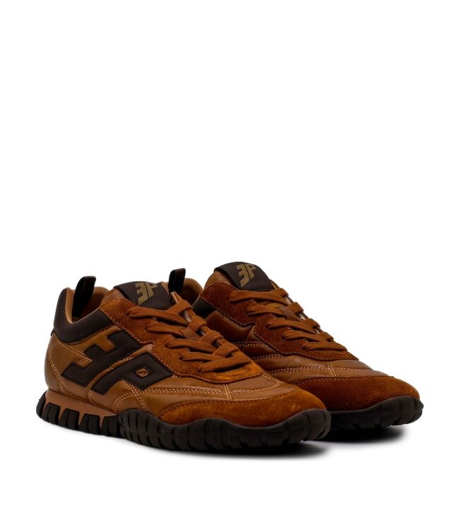 3P 3P heren sneakers cognac Vegetal Tan 3P Heren Sneakers in Naturel online kopen