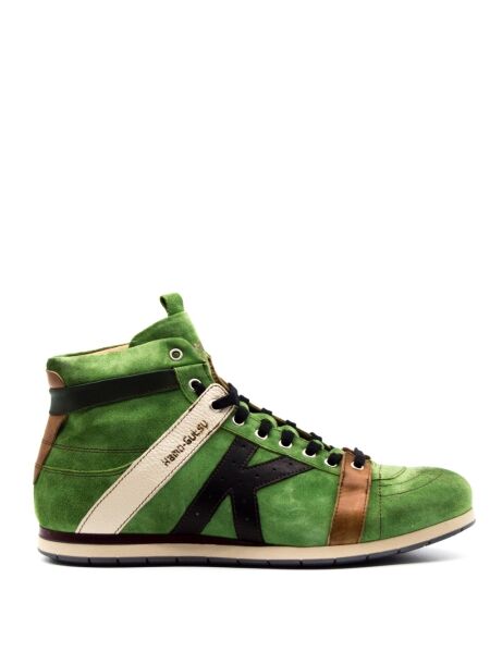 Kamo gutsu Heren sneakers groen suede