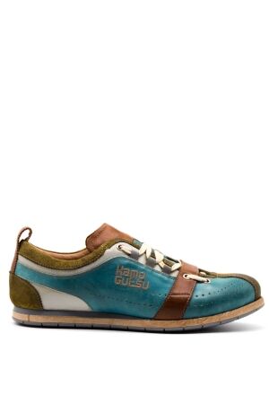 Kamo Gutsu heren sneakers groen combi