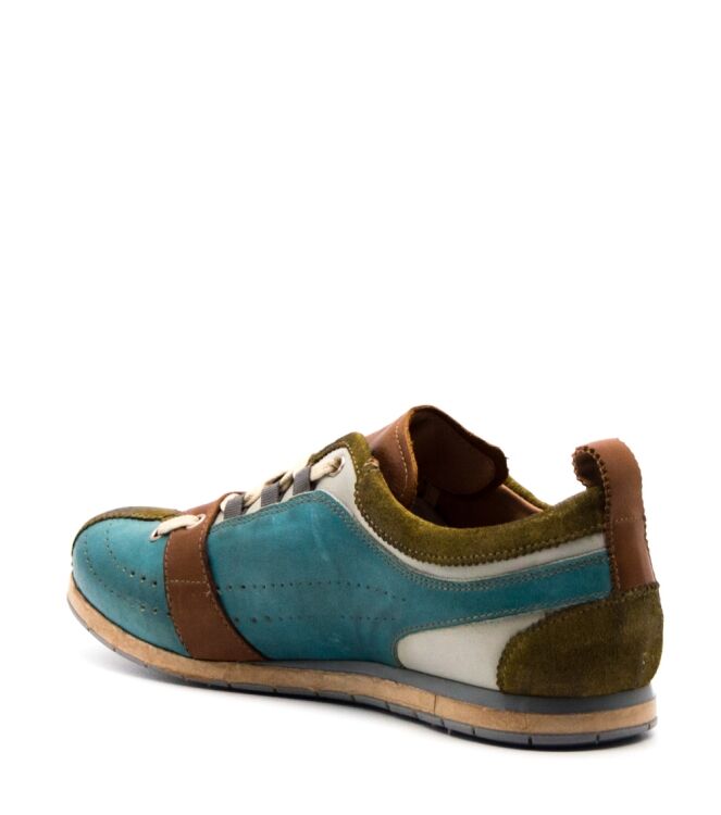 Kamo Gutsu Kamo Gutsu heren sneakers groen combi Kaki Sugar Kamo Gutsu Heren Sneakers in Groen online kopen