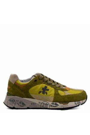 Premiata heren sneakers groen suede
