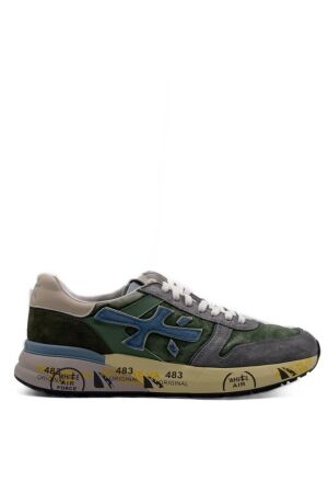 Premiata  heren sneakers groen grijs