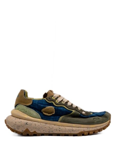 Satorisan Heren sneakers groen blauw