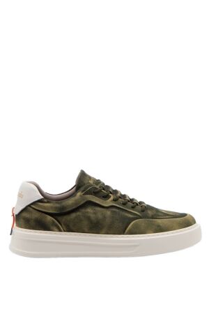 Barracuda heren sneakers denim groen