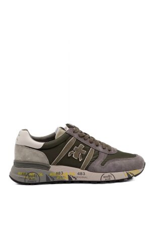 Premiata heren sneakers groen grijs