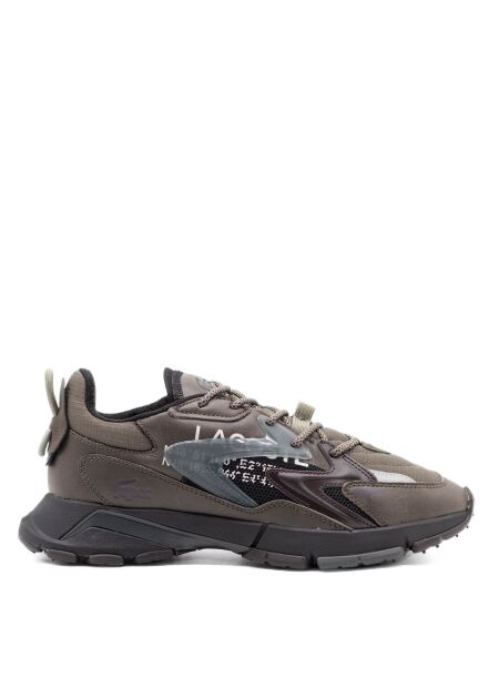 Lacoste Heren sneakers groen bruin combi