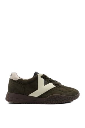 Keh-Noo heren sneakers groen suede