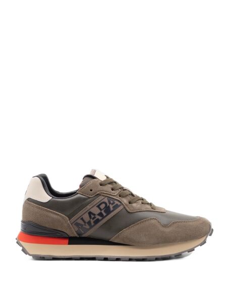 Napapijri Heren sneakers groen bruin