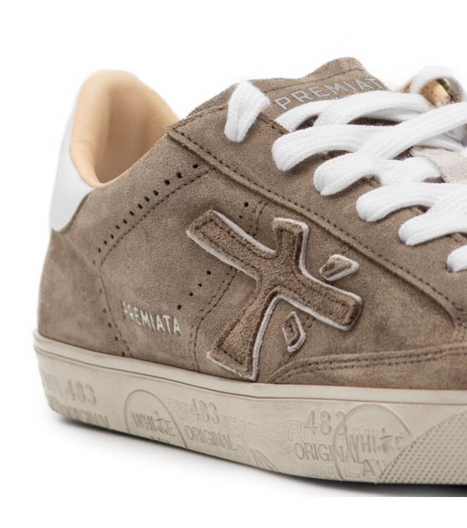 Premiata Premiata heren sneakers rubberzool groen Var.6221 Premiata Heren Sneakers in Groen online kopen