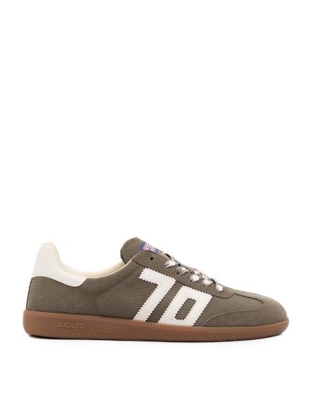 Back70 Heren sneakers rubberzolen groen