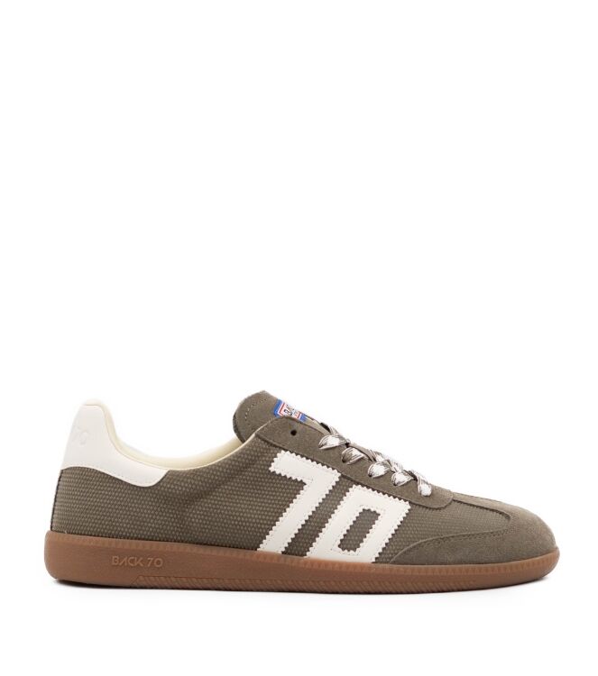 Back70  Heren Sneakers Rubberzolen Groen 