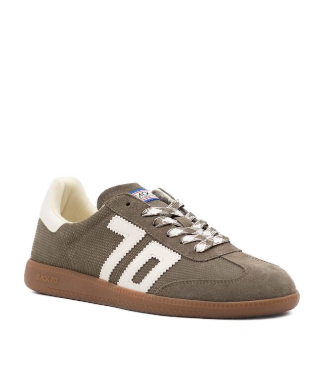 Back70  Heren Sneakers Rubberzolen Groen 