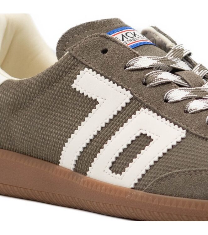 Back70  Heren Sneakers Rubberzolen Groen 