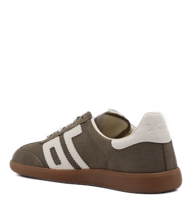 Back70  Heren Sneakers Rubberzolen Groen 