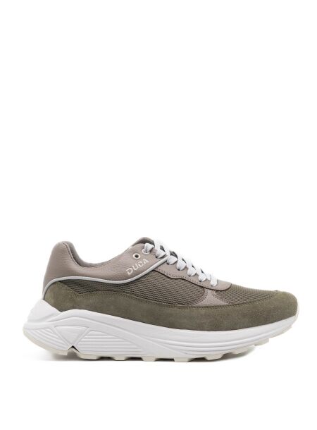 Duca walking Heren sneakers rubberzolen groen