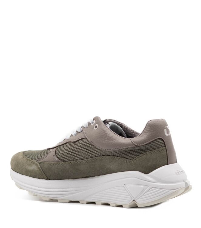 Duca Walking Duca Walking heren sneakers rubberzolen groen Smoked Green/Grey Duca Heren Sneakers in Groen online kopen