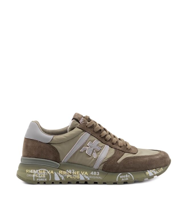 Premiata Premiata heren sneakers groen Var8409 Premiata Heren Sneakers in Groen online kopen