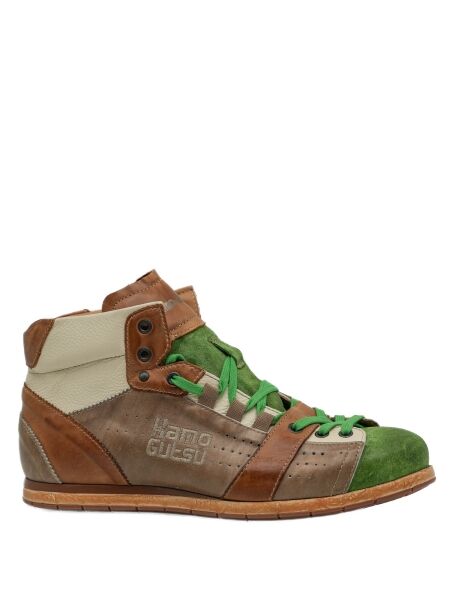 Kamo gutsu Heren sneakers groen combi
